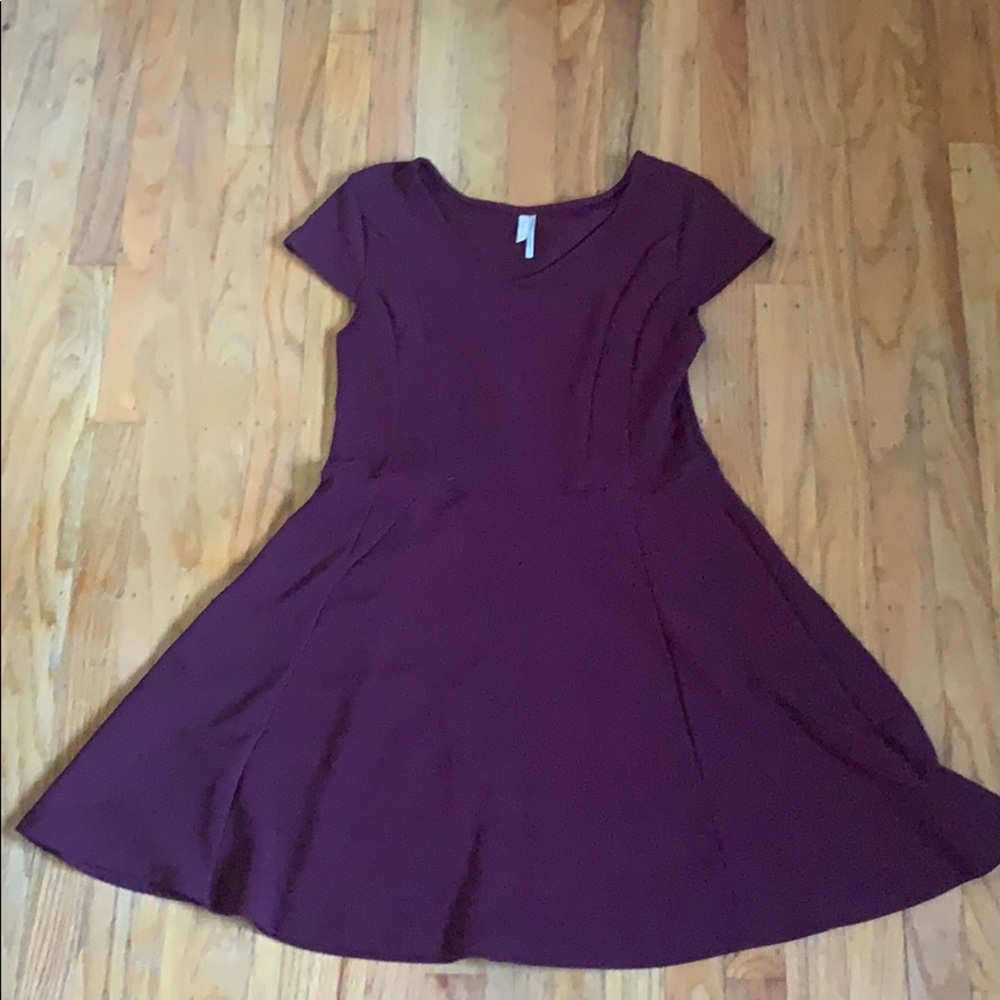 Maroon dress